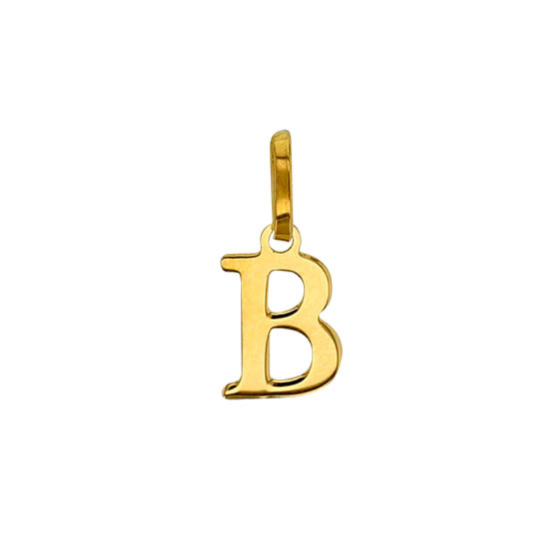 Pendentif Lettre B Or 9 carats