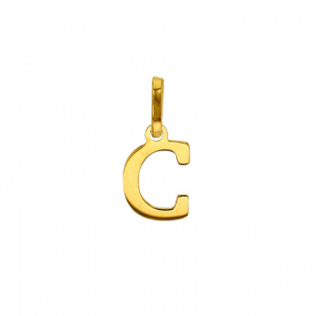 Pendentif Lettre C Or 9 carats