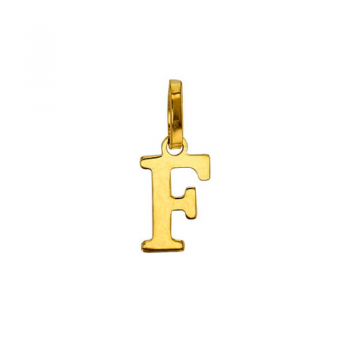 Pendentif Lettre F Or 9 carats