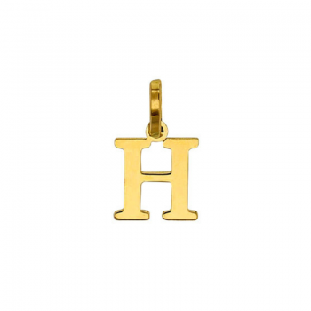 Pendentif Lettre H Or 9 carats