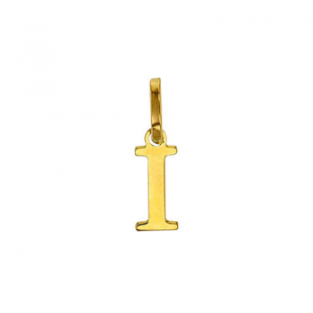 Pendentif Lettre I Or 9 carats