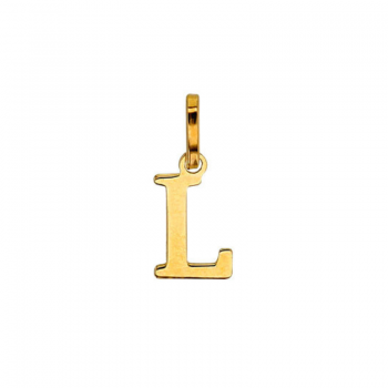 Pendentif Lettre L Or 9 carats