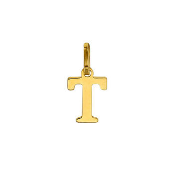 Pendentif Lettre T Or 9 carats