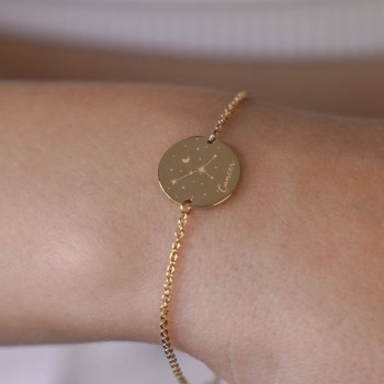 Bracelet signe astrologique Constellation Plaqué Or