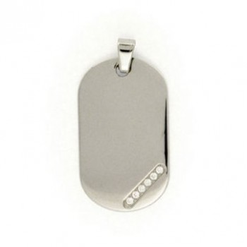 Grande Plaque Pendentif sur cordon