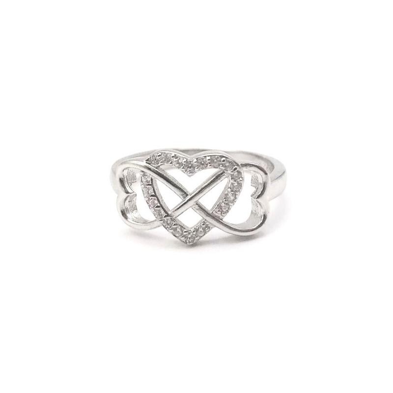 Bague Coeur Infini Argent