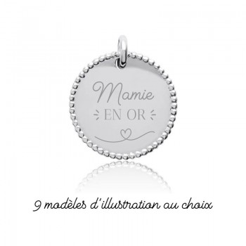 Médaille personnalisée Fête des Grands-Mères
