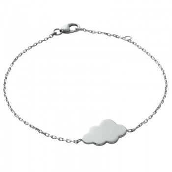 Bracelet Nuage Argent à graver