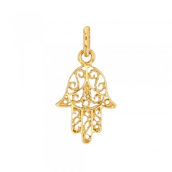 Pendentif main de fatma Khamsa Or 18 carats