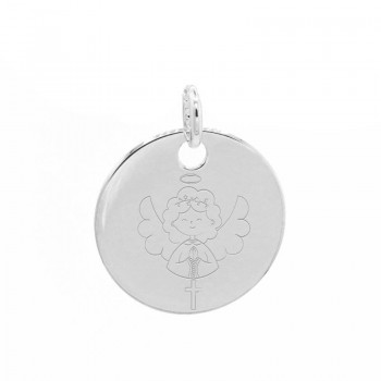 Médaille baptême ange fille