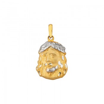 Pendentif Tête du Christ en Or