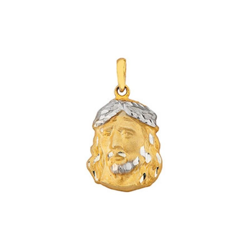 Pendentif Tête du Christ en Or