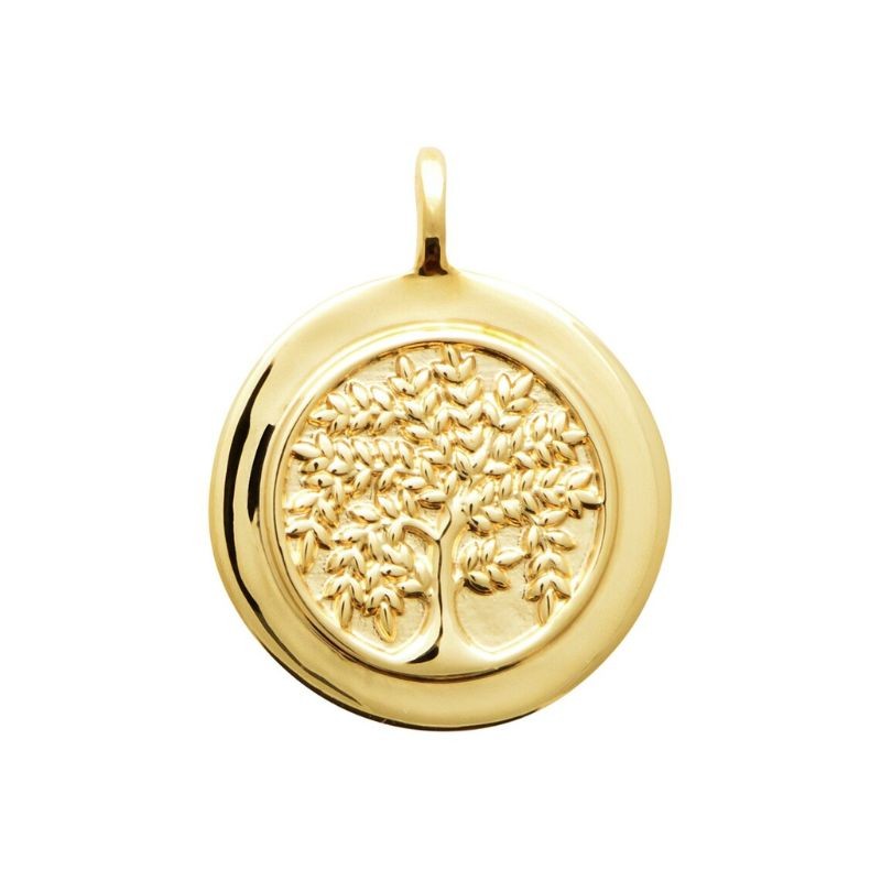 Médaille Arbre de Vie Plaqué Or Baptême Médaille Arbre de Vie Plaqué Or Baptême