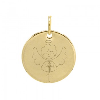 Médaille ange garçon baptême