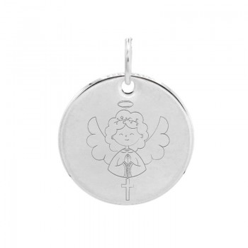 Médaille baptême ange fille