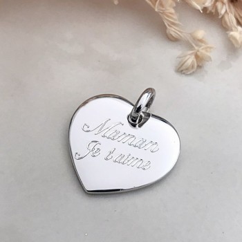 Pendentif Coeur Maman je t'aime