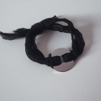 Bracelet tissus soie