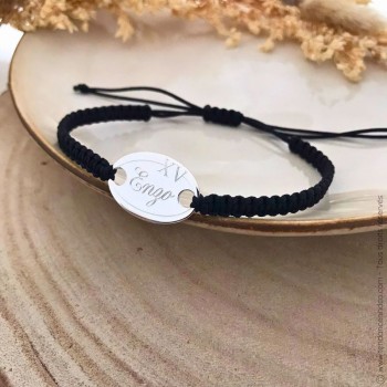 Bracelet gravé Rugby