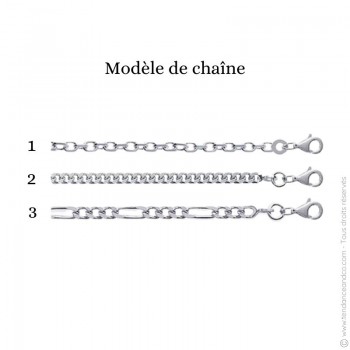 chaine homme argent