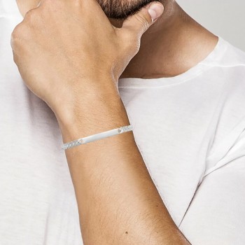 Gourmette Fine Homme Argent 925