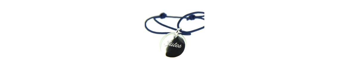 bracelet personnalisé cordon
