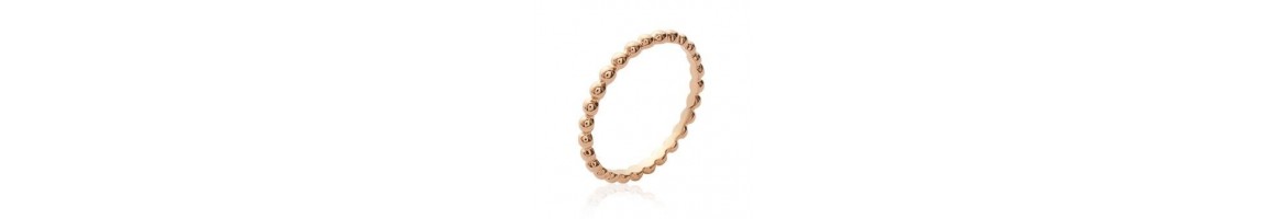 Bijoux tendance en argent et plaqué or rose