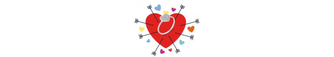 Bijoux Saint-Valentin Femme - Cadeau Saint-Valentin Femme Personnalisé et Gravé