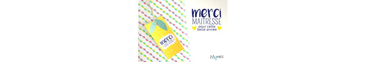 Offrir un joli bijou maîtresse d'école pour lui dire merci