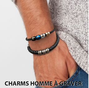 bracelet charms homme